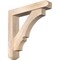 Ekena Millwork Balboa Craftsman Smooth Bracket w/ Offset Brace, Douglas Fir, 5 1/2"W x 28"D x 28"H BKT0604X28X28BOA04SDF - alternate 1
